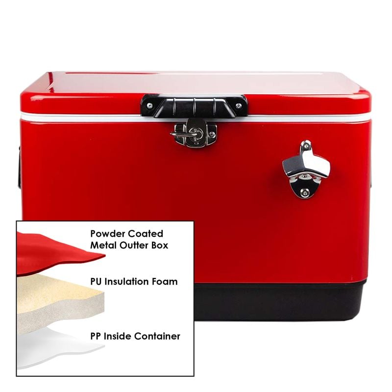 Tuscon Metal Ice Cooler Box 30L